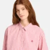 Camisas de manga comprida com riscas múltiplas para mulher Camisas de manga comprida com riscas múltiplas para mulher
