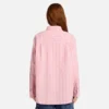 Camisas de manga comprida com riscas múltiplas para mulher Camisas de manga comprida com riscas múltiplas para mulher