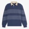 Camisas de rugby de manga comprida às riscas