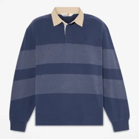 Camisas de rugby de manga comprida às riscas