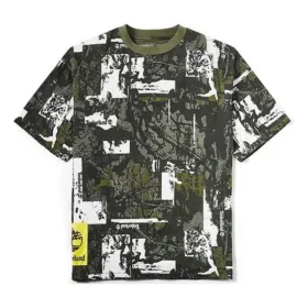 Camiseta Casual Calções de Manga Curta e Gola Redonda da Timberland Camiseta Casual Calções de Manga Curta e Gola Redonda da Timberland