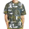 Camiseta Casual Calções de Manga Curta e Gola Redonda da Timberland