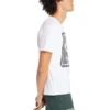 Camiseta de manga curta com gola redonda e estampado da Timberland, branca