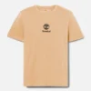 Camiseta de manga curta com logótipo sobreposto Camiseta de manga curta com logótipo sobreposto
