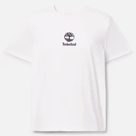 Camiseta de manga curta com logótipo sobreposto Camiseta de manga curta com logótipo sobreposto