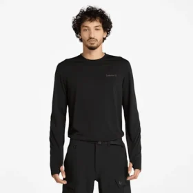 Camiseta masculina de manga comprida para atividades ao ar livre