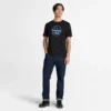 Camiseta masculina de manga curta com estampa de montanha Camiseta masculina de manga curta com estampa de montanha