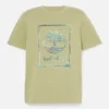 Camiseta masculina de manga curta com logótipo gráfico Camiseta masculina de manga curta com logótipo gráfico