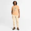 Camiseta masculina de manga curta com logótipo gráfico Camiseta masculina de manga curta com logótipo gráfico