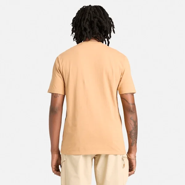 Camiseta masculina de manga curta com logótipo gráfico Camiseta masculina de manga curta com logótipo gráfico