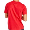 Camisola casual de manga curta com logótipo Timberland, vermelha