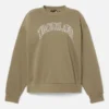 Camisola com gola redonda e logótipo sazonal Timberland® para mulher
