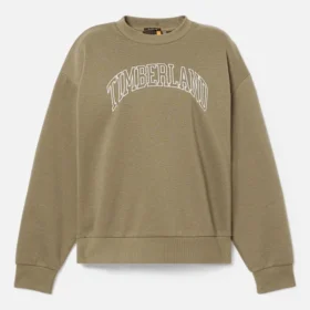 Camisola com gola redonda e logótipo sazonal Timberland® para mulher
