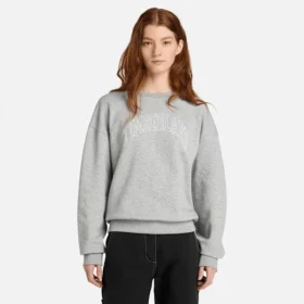 Camisola com gola redonda e logótipo sazonal Timberland® para mulher