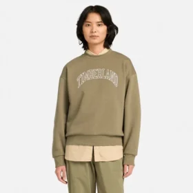 Camisola com gola redonda e logótipo sazonal Timberland® para mulher