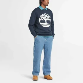 Camisola com logótipo de árvore “Navy”