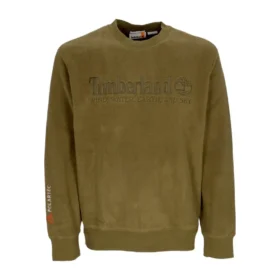 Camisola com marca bordada “Verde-oliva”