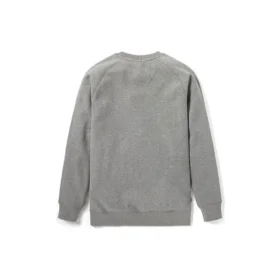 Camisola de gola redonda com logótipo bordado Timberland cinzenta