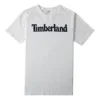 Camisola de manga curta branca com logótipo Timberland