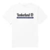 Camisola de manga curta branca com logótipo Timberland