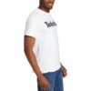Camisola de manga curta branca com logótipo Timberland