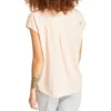 Camisola de manga curta com logótipo rosa