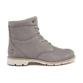 Campton 6-Inch Boot de 15 cm, impermeável e de corte largo “Grey Nubuck”