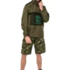 Casaco com capuz e bolsos Timberland em cores contrastantes Verde