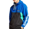 Casaco com capuz e fecho de correr Timberland Splicing Azul
