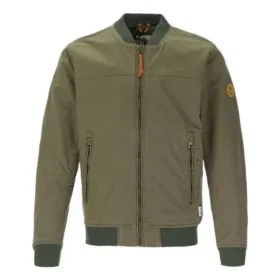 Casaco com zíper no bolso e logótipo Timberland Verde Floresta