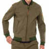 Casaco com zíper no bolso e logótipo Timberland Verde Floresta