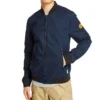 Casaco de aviador Timberland com zíper no bolso e logótipo, azul