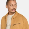 Casaco de lona lavada Strafford para homem Casaco de lona lavada Strafford para homem