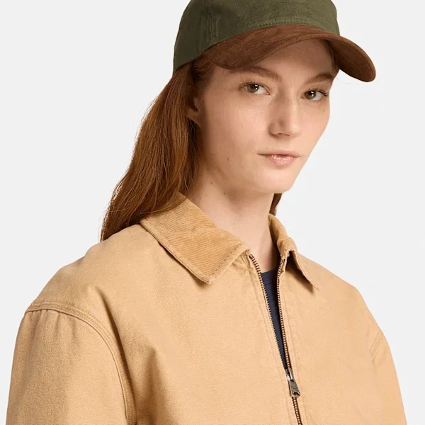 Casaco de lona lavada Strafford para mulher Casaco de lona lavada Strafford para mulher