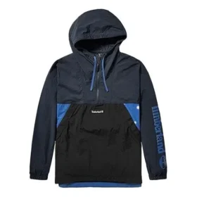 Casaco Timberland com logótipo na manga e bolso grande, azul-marinho
