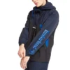 Casaco Timberland com logótipo na manga e bolso grande, azul-marinho