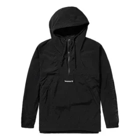 Casaco Timberland com mangas, logótipo e bolso grande – Preto