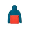 Casaco Windbreaker de Puxar “Azul Laranja”