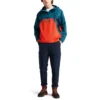 Casaco Windbreaker de Puxar “Azul Laranja”
