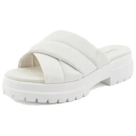 Chinelos London Vibe “Branco de grão integral”
