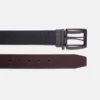 Cinto clássico reversível para homem de 38 mm em castanho