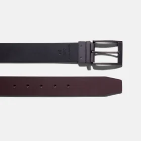 Cinto clássico reversível para homem de 38 mm em castanho