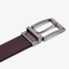 Cinto clássico reversível para homem de 38 mm em castanho
