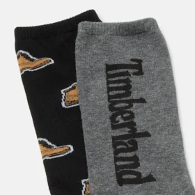 Conjunto de 2 pares de meias curtas Timberland® com estampado integral