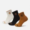 Conjunto de 3 pares de meias curtas com amortecimento parcial Newmarket