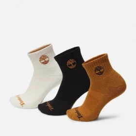 Conjunto de 3 pares de meias curtas com amortecimento parcial Newmarket