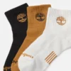 Conjunto de 3 pares de meias curtas com amortecimento parcial Newmarket