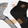 Conjunto de 3 pares de meias curtas com amortecimento parcial Newmarket