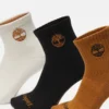 Conjunto de 3 pares de meias curtas com amortecimento parcial Newmarket