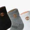 Conjunto de 3 pares de meias curtas com amortecimento parcial Newmarket